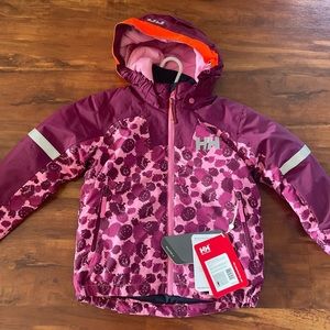 NEW WITH TAGS Girls Size 5 Helly Hansen K Legend Insulated Winter Jacket
